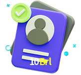 Tornar-se um membro do 10Brl é muito simples